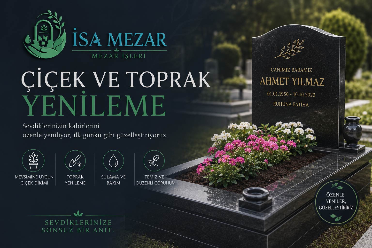Çiçek ve Toprak Yenileme